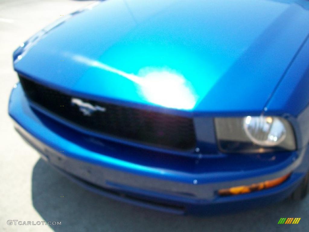 2009 Mustang V6 Premium Convertible - Vista Blue Metallic / Light Graphite photo #1