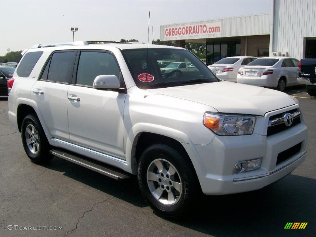 2010 4Runner SR5 - Blizzard White Pearl / Sand Beige photo #1