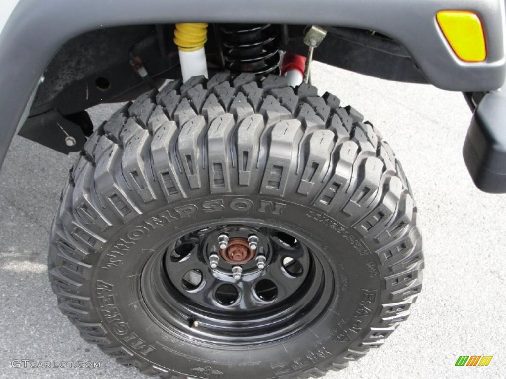 2004 Wrangler Sport 4x4 - Bright Silver Metallic / Dark Slate Gray photo #6