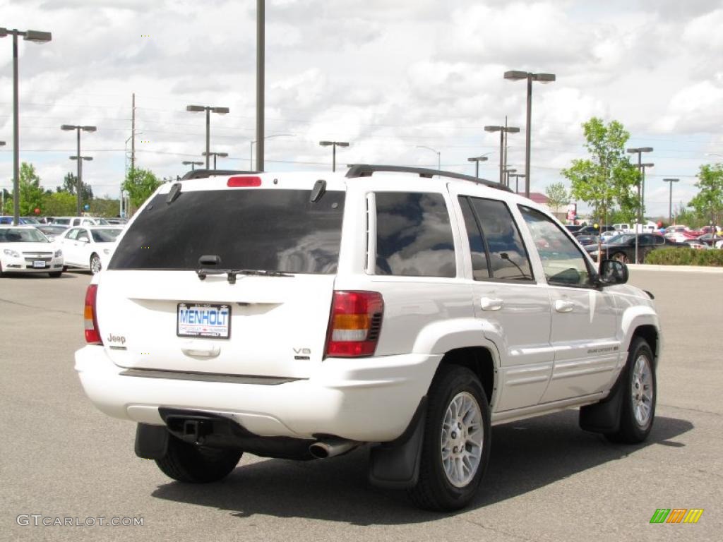 2002 Grand Cherokee Limited 4x4 - Stone White / Sandstone photo #3