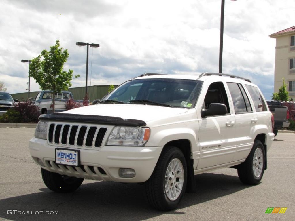 2002 Grand Cherokee Limited 4x4 - Stone White / Sandstone photo #13