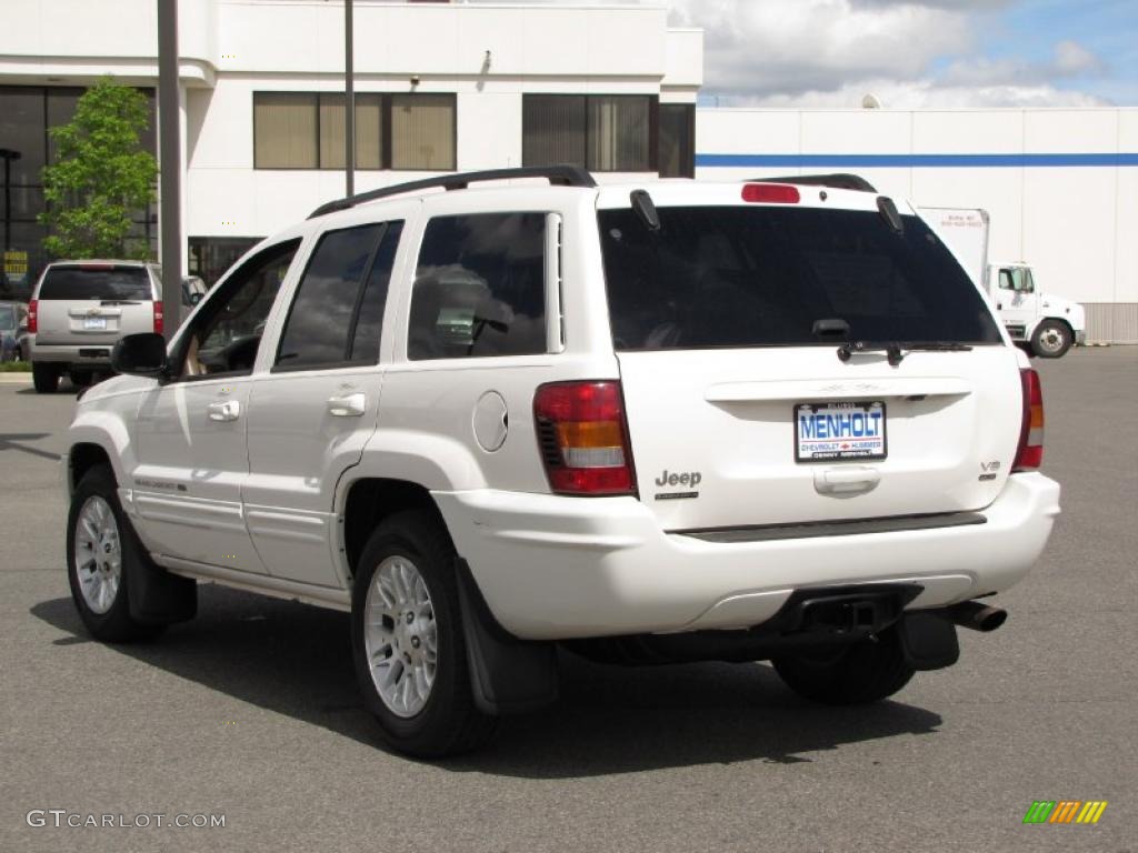 2002 Grand Cherokee Limited 4x4 - Stone White / Sandstone photo #15