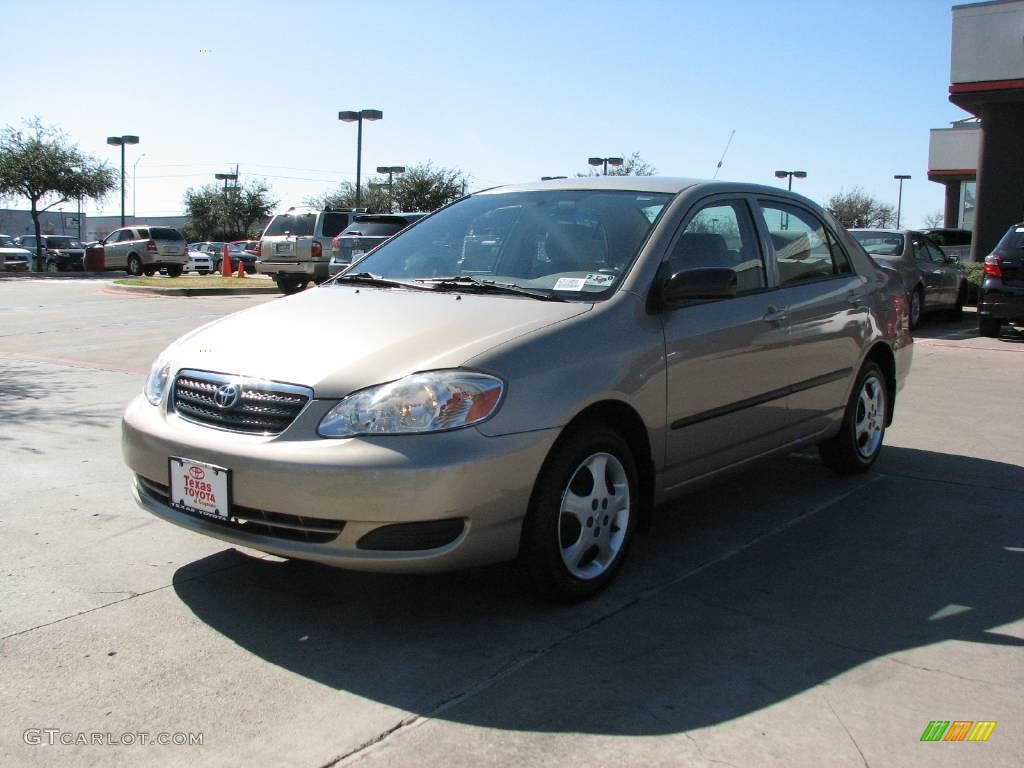 2006 Corolla CE - Desert Sand Mica / Beige photo #3