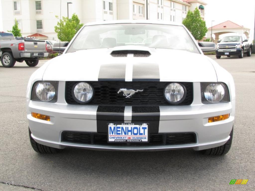 2008 Mustang GT Premium Coupe - Brilliant Silver Metallic / Dark Charcoal photo #13