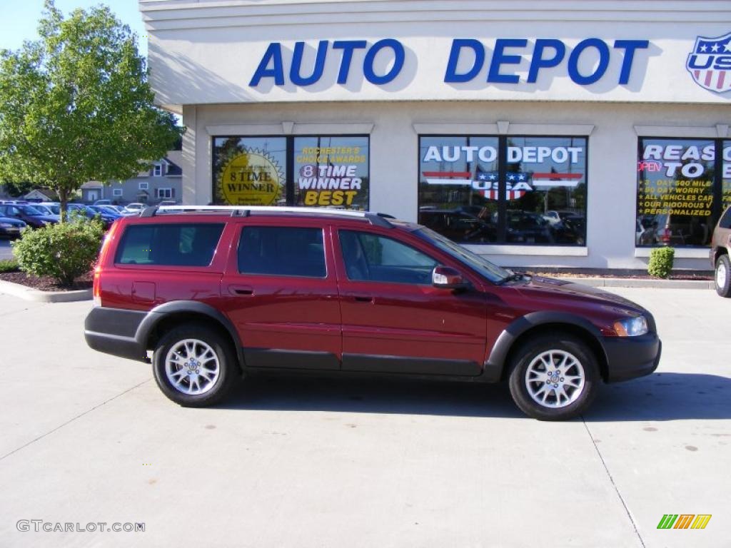 2007 XC70 AWD Cross Country - Ruby Red Metallic / Taupe photo #1