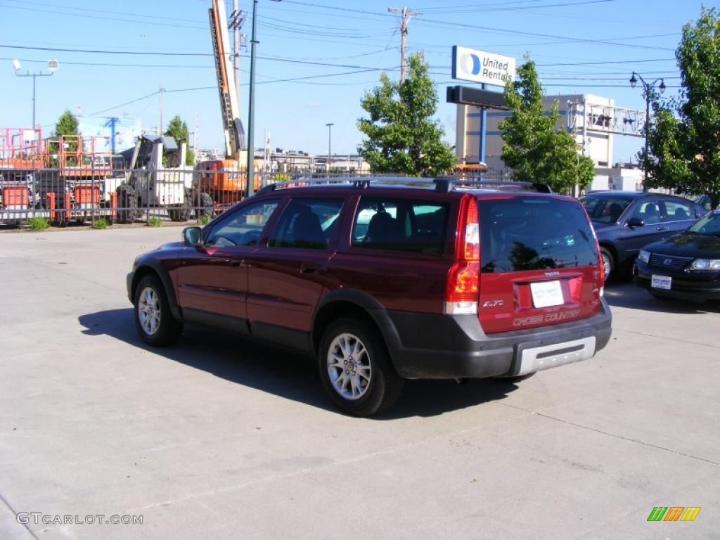 2007 XC70 AWD Cross Country - Ruby Red Metallic / Taupe photo #6