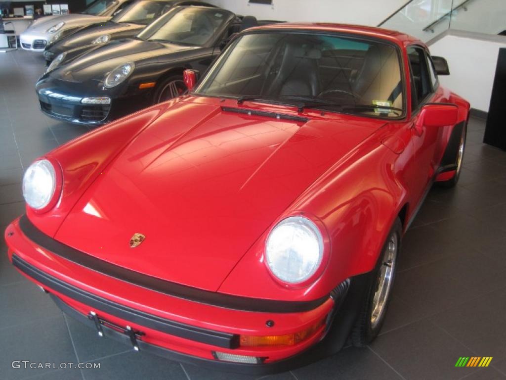 Guards Red 1987 Porsche 911 Turbo Coupe Exterior Photo #30772255