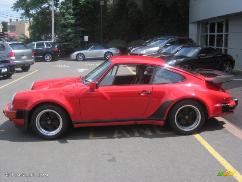 Guards Red 1987 Porsche 911 Turbo Coupe Exterior Photo #30772583