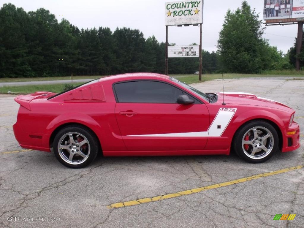 2008 Mustang Roush 427R Coupe - Torch Red / Black/Red photo #6