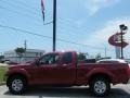 2008 Red Brawn Nissan Frontier SE King Cab  photo #2