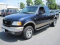 2003 True Blue Metallic Ford F150 XLT SuperCab 4x4  photo #3