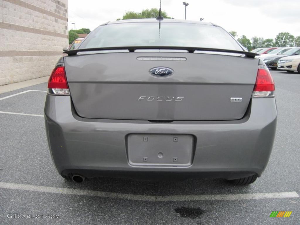 2010 Focus SES Sedan - Sterling Grey Metallic / Charcoal Black photo #8