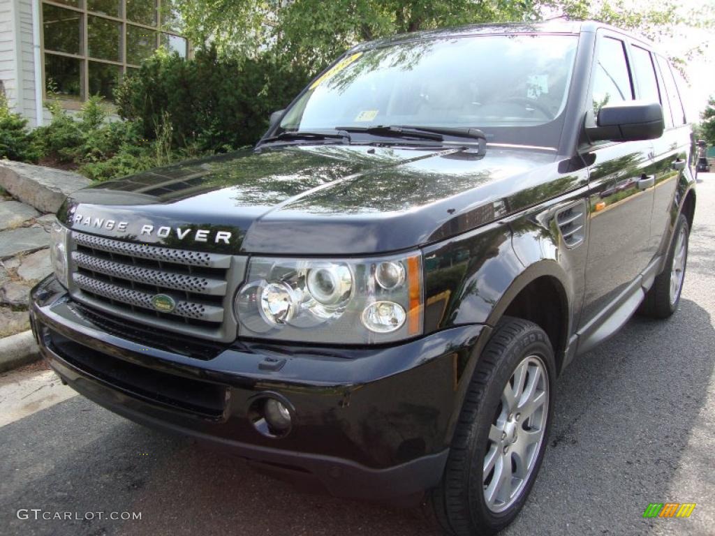 2008 Range Rover Sport HSE - Santorini Black / Ivory photo #1