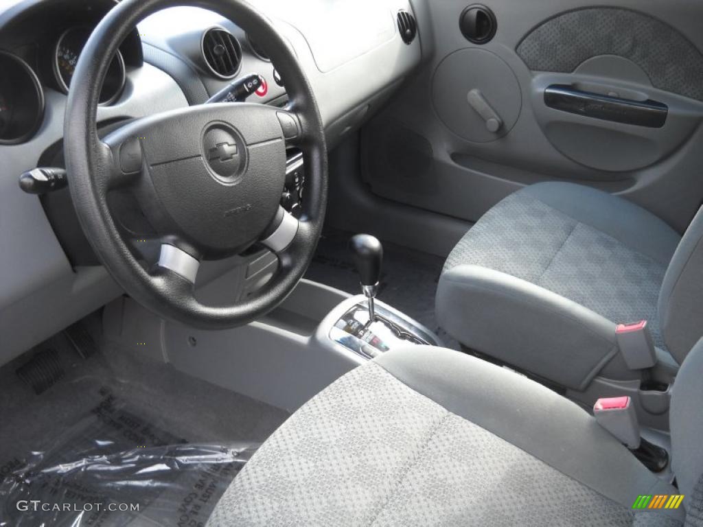 2005 Aveo LS Hatchback - Aqua Metallic / Gray photo #7