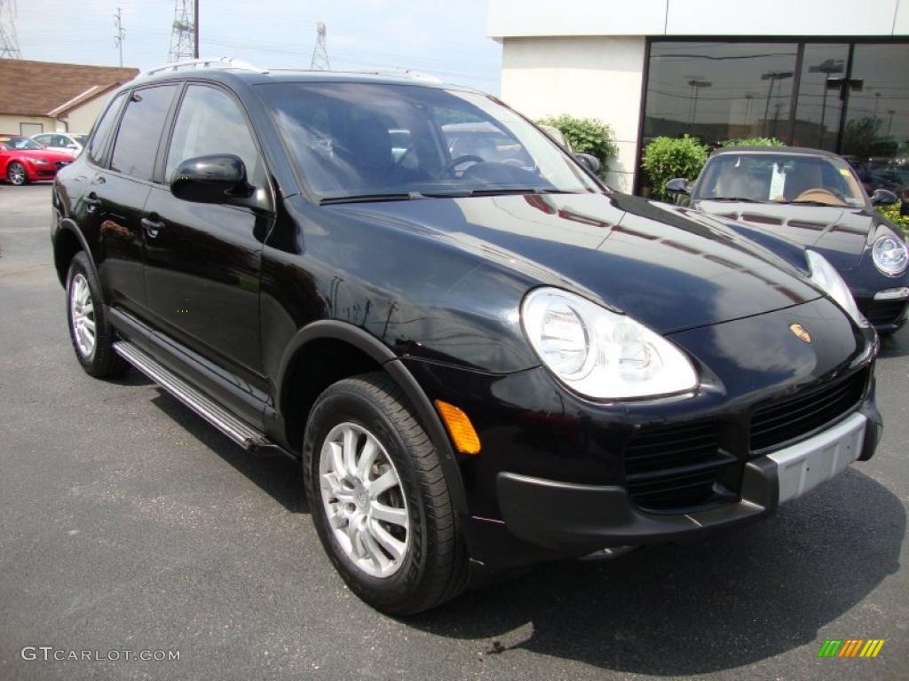 Black 2005 Porsche Cayenne Standard Cayenne Model Exterior Photo #30776803