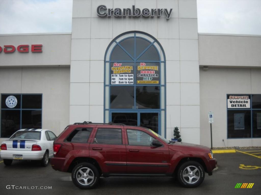 2007 Grand Cherokee Laredo 4x4 - Red Rock Crystal Pearl / Khaki photo #1