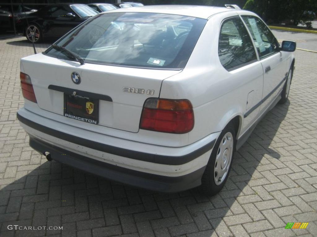 1996 3 Series 318ti Coupe - Alpine White / Gray photo #6