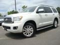Arctic Frost Pearl - Sequoia Platinum 4WD Photo No. 2