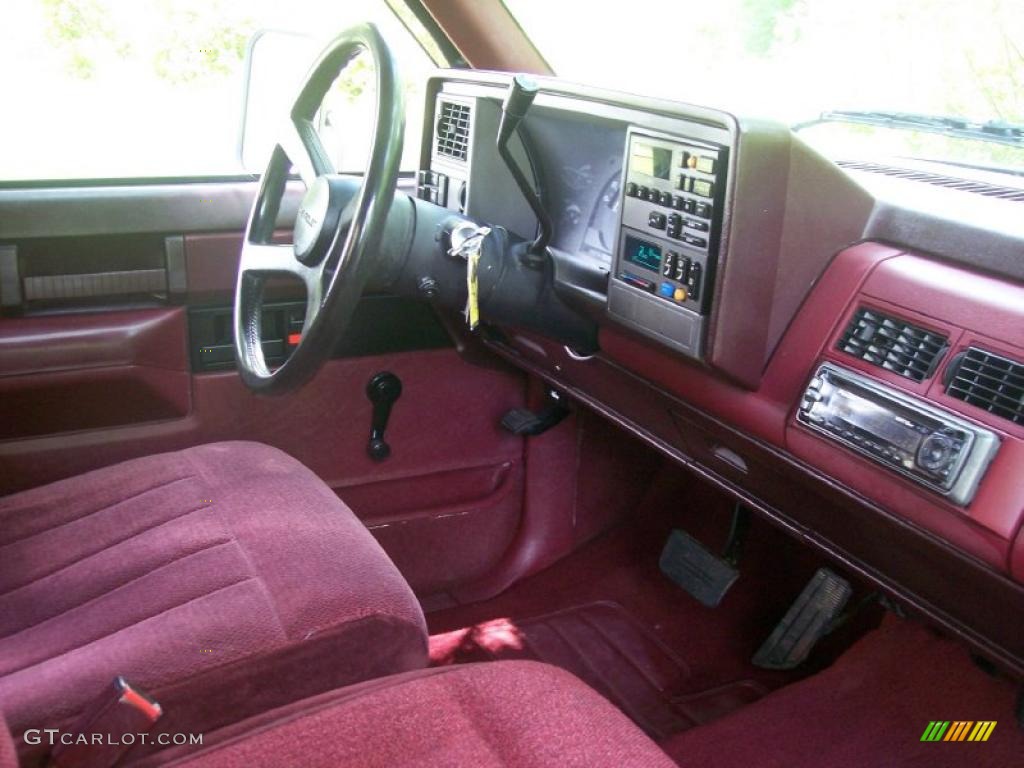 1989 C/K 3500 C3500 Silverado Extended Cab - Black / Red photo #40