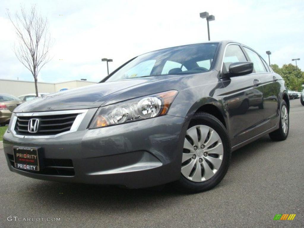 2008 Accord LX Sedan - Polished Metal Metallic / Gray photo #1