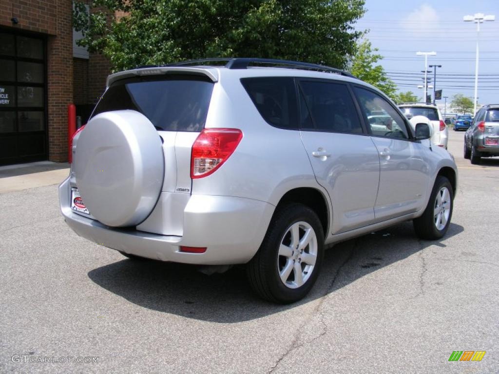 2007 RAV4 Limited 4WD - Classic Silver Metallic / Ash Gray photo #3