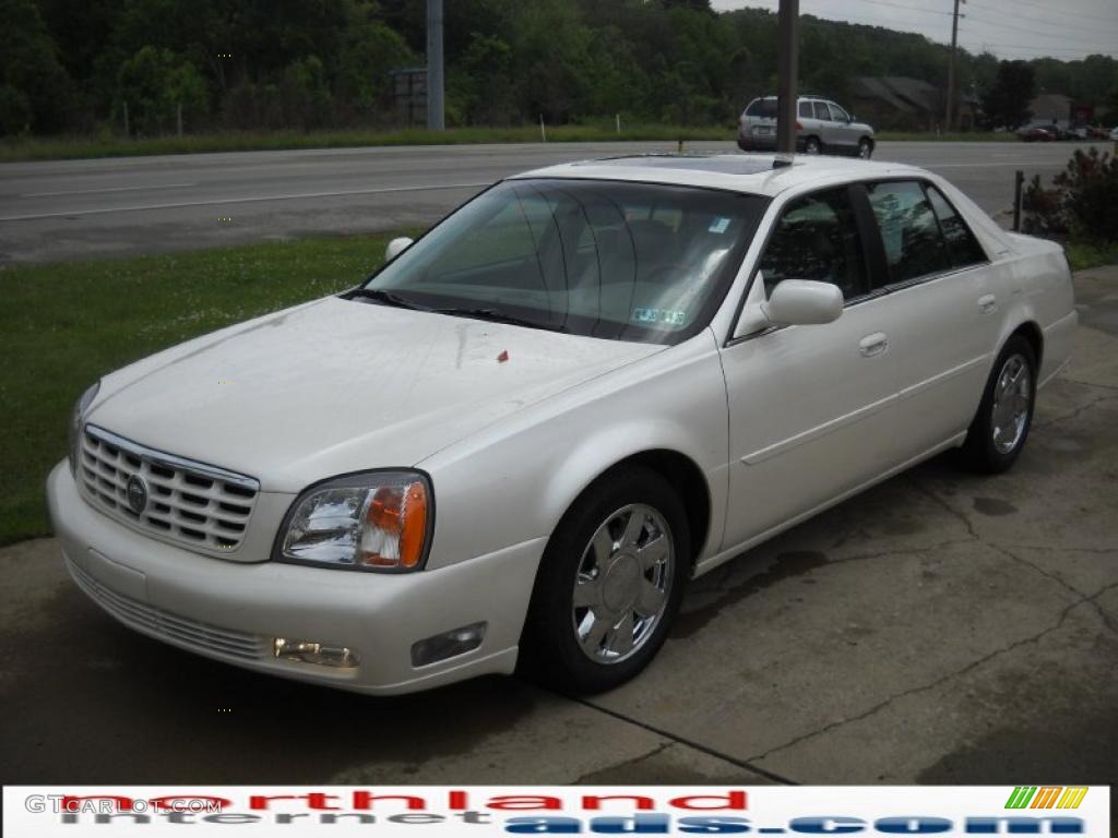 2001 DeVille DTS Sedan - White Diamond / Neutral Shale photo #12