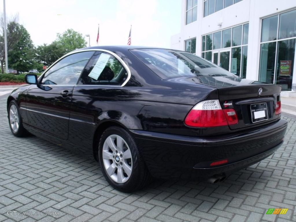 2005 3 Series 325i Coupe - Jet Black / Black photo #3