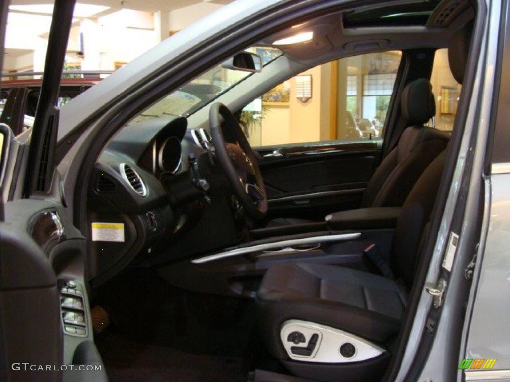 2010 ML 350 4Matic - Palladium Silver Metallic / Black photo #8