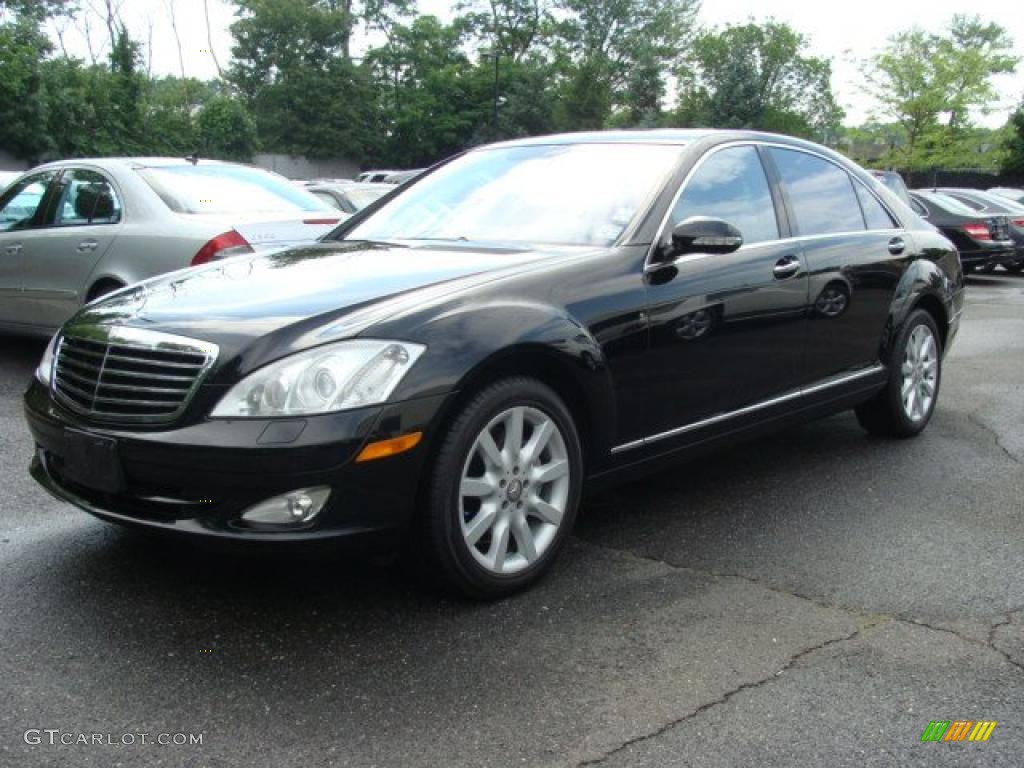 2008 S 550 4Matic Sedan - Black / Black photo #1