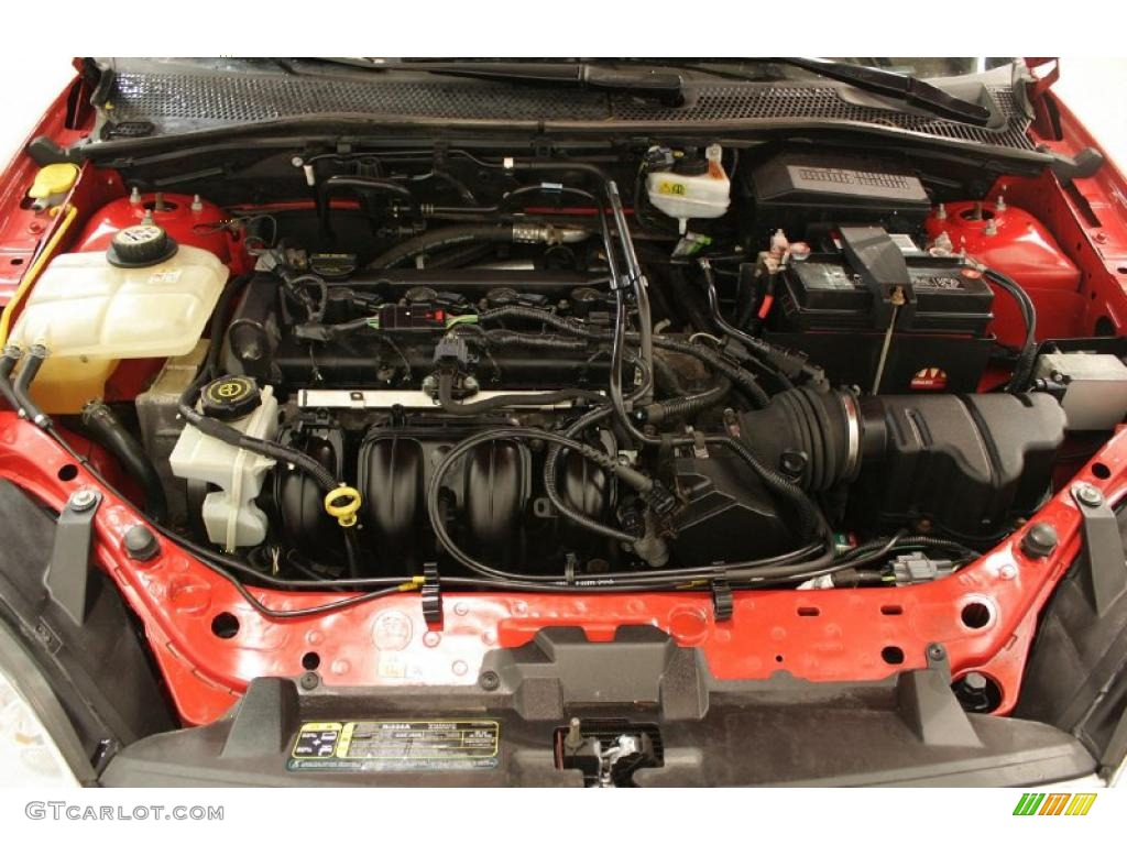 2006 Focus ZX3 SES Hatchback - Infra-Red / Charcoal/Light Flint photo #19