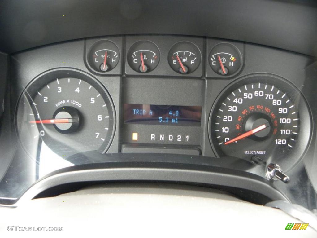 2010 F150 XL Regular Cab - Oxford White / Medium Stone photo #13