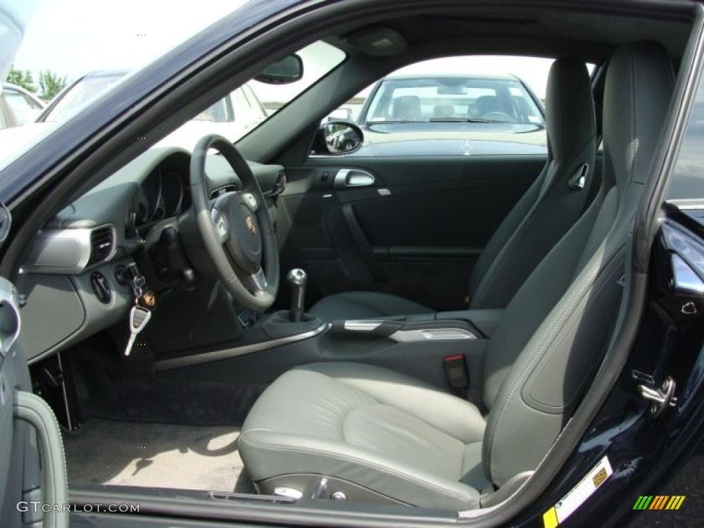 2007 911 Carrera S Coupe - Midnight Blue Metallic / Stone Grey photo #8