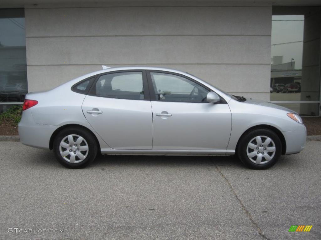 2009 Elantra GLS Sedan - Quicksilver / Gray photo #2