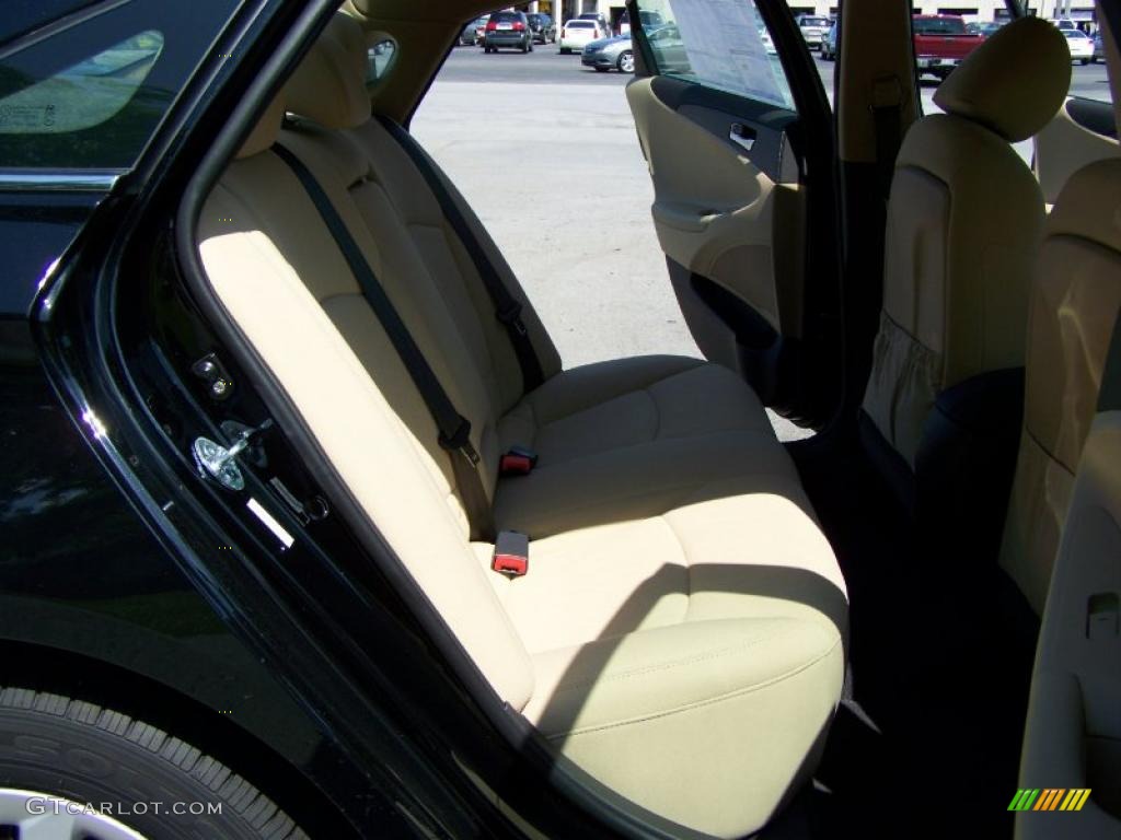 2011 Sonata GLS - Midnight Black / Camel photo #11