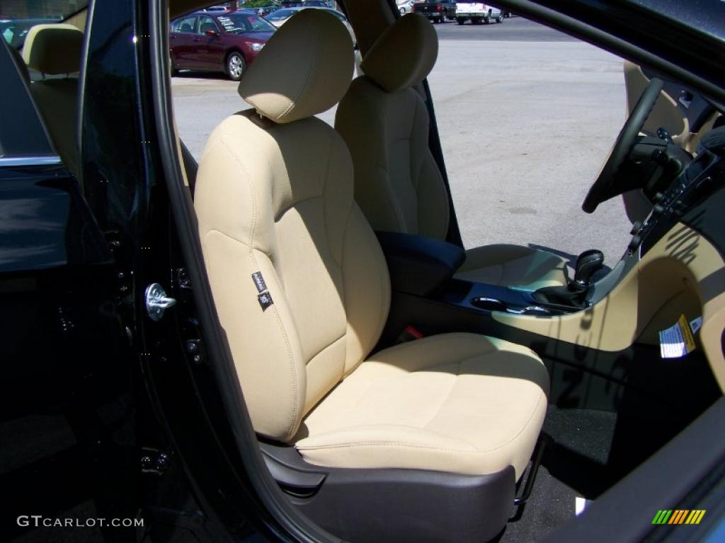 2011 Sonata GLS - Midnight Black / Camel photo #12