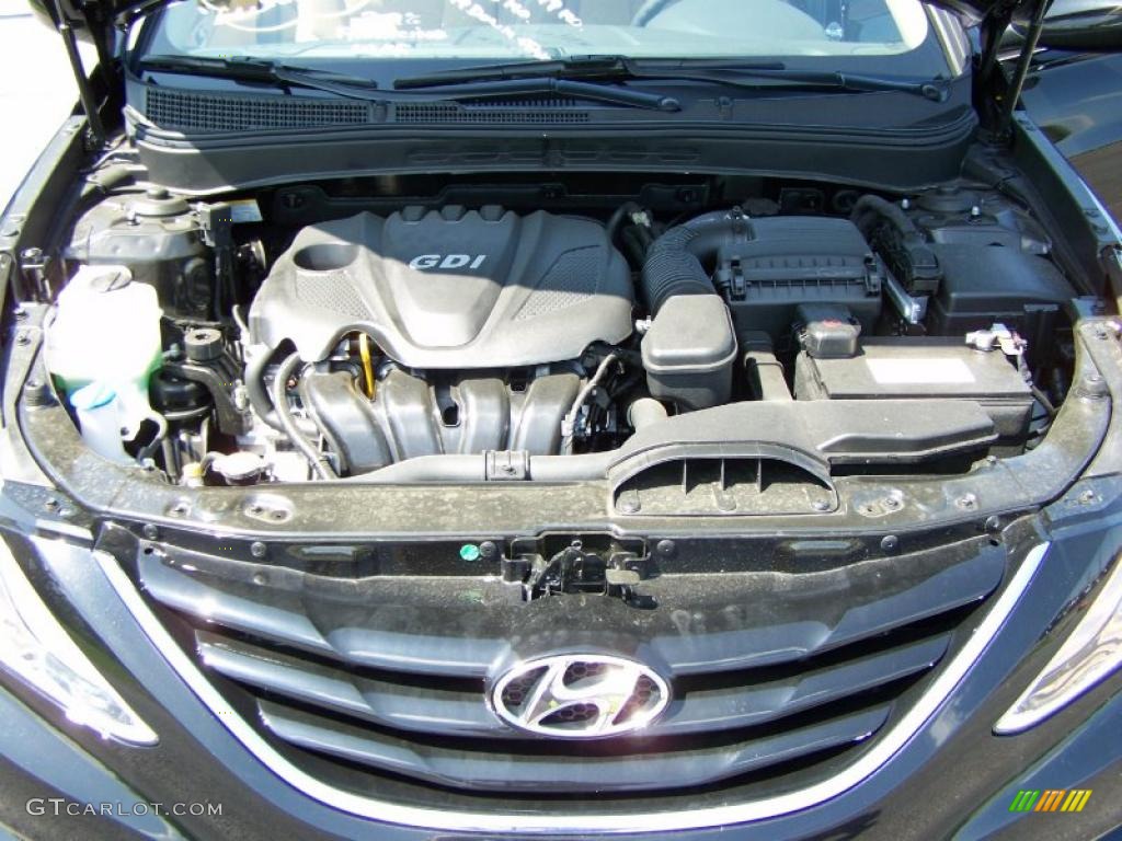 2011 Sonata GLS - Midnight Black / Camel photo #14