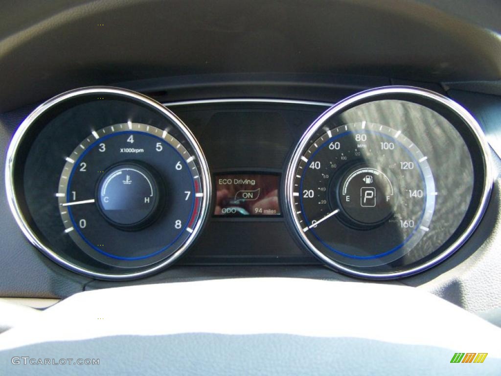 2011 Sonata GLS - Midnight Black / Camel photo #15