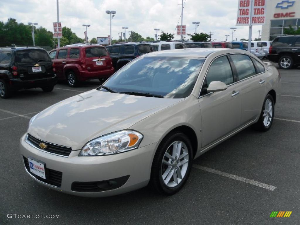 2008 Impala LTZ - Gold Mist Metallic / Neutral Beige photo #1