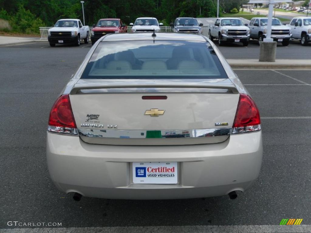 2008 Impala LTZ - Gold Mist Metallic / Neutral Beige photo #3