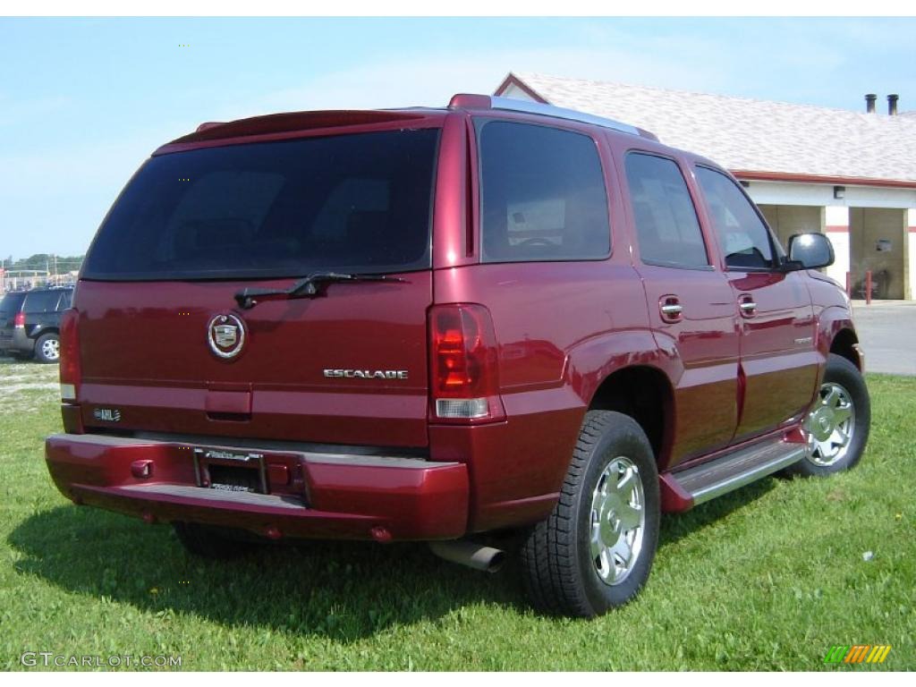 2003 Escalade AWD - Infra Red / Shale photo #6