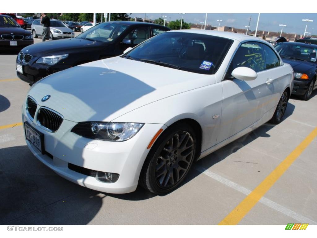 2008 3 Series 328i Convertible - Alpine White / Saddle Brown/Black photo #1