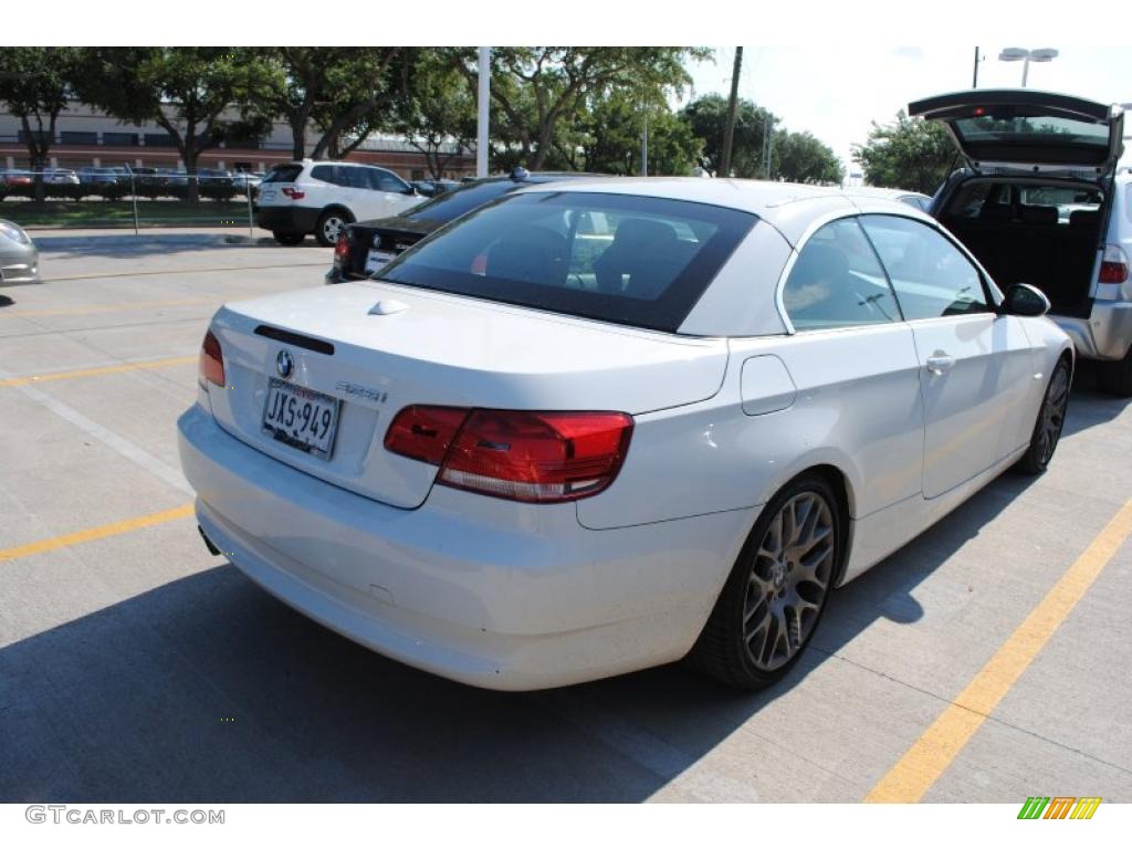 2008 3 Series 328i Convertible - Alpine White / Saddle Brown/Black photo #4