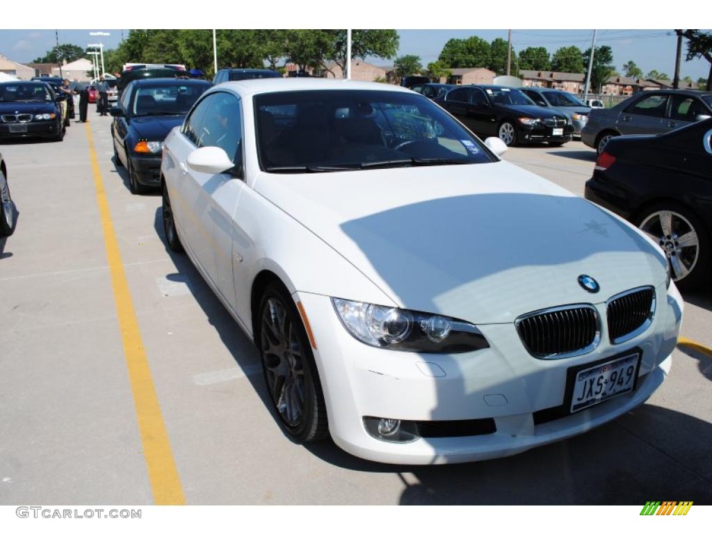 2008 3 Series 328i Convertible - Alpine White / Saddle Brown/Black photo #5