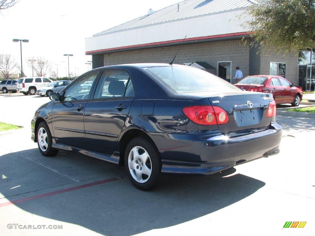 2006 Corolla S - Indigo Ink Pearl / Dark Charcoal photo #5