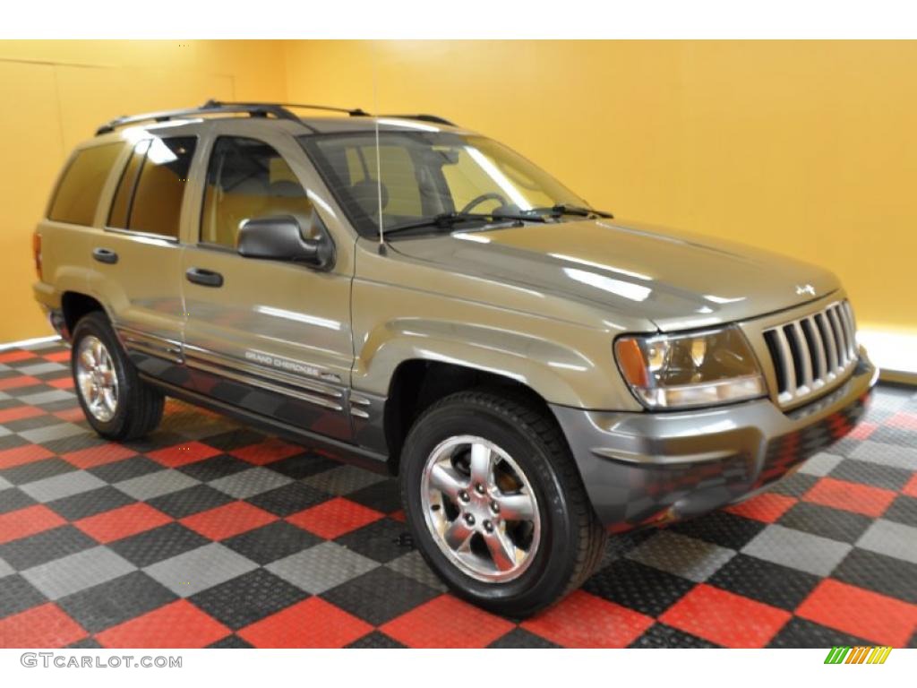 2004 Grand Cherokee Laredo 4x4 - Light Khaki Metallic / Dark Slate Gray photo #1