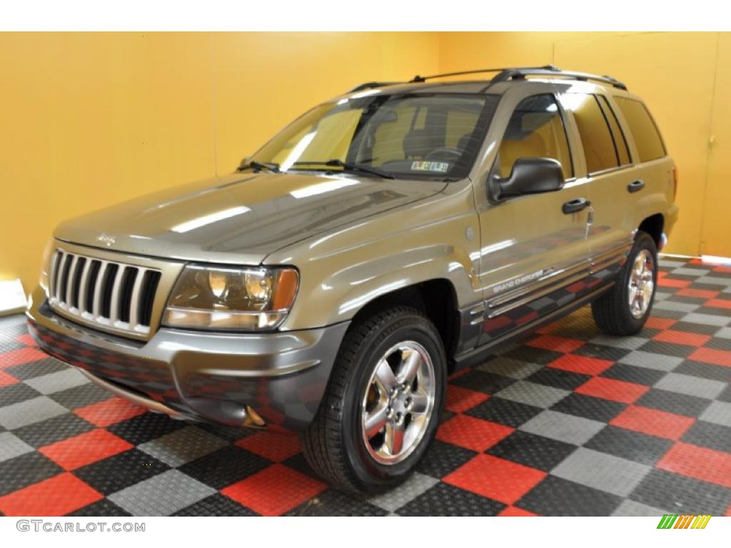 2004 Grand Cherokee Laredo 4x4 - Light Khaki Metallic / Dark Slate Gray photo #3