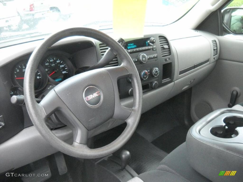 2008 Sierra 1500 Regular Cab 4x4 - Midnight Blue Metallic / Dark Titanium photo #13