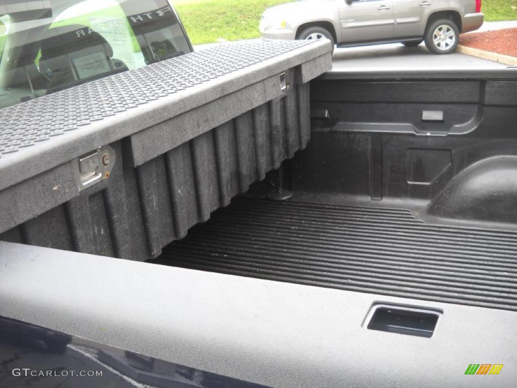2008 Sierra 1500 Regular Cab 4x4 - Midnight Blue Metallic / Dark Titanium photo #14