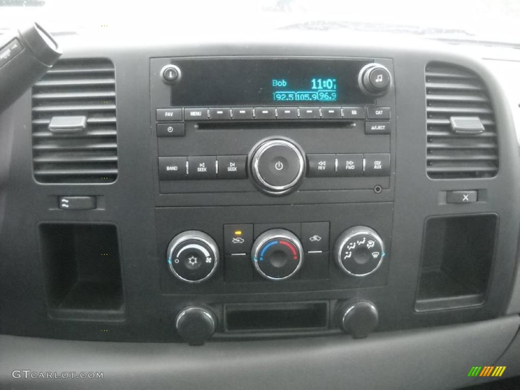 2008 Sierra 1500 Regular Cab 4x4 - Midnight Blue Metallic / Dark Titanium photo #17