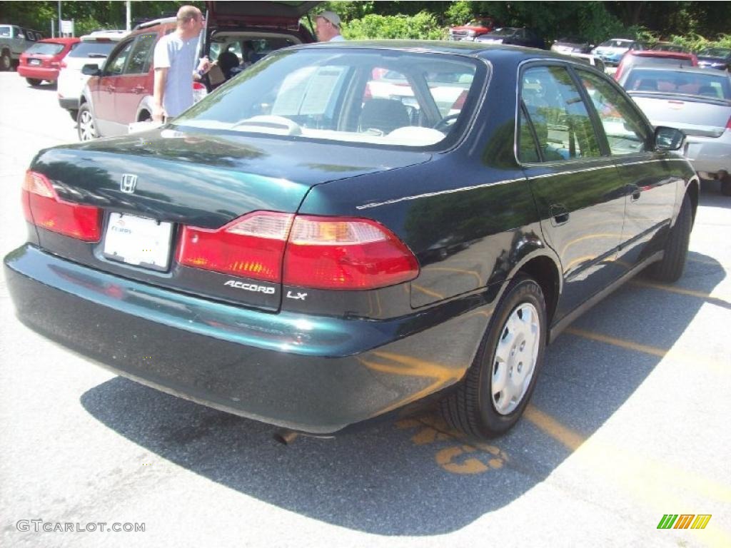 1998 Accord LX Sedan - Dark Emerald Pearl / Quartz photo #21